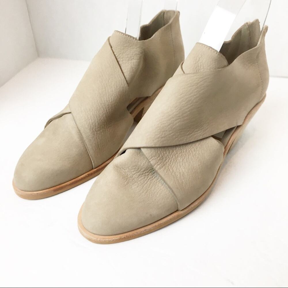 NWT Dolce Vita Loida Leather Sand Tumbled Nubuck  Boots Booties SZ 6